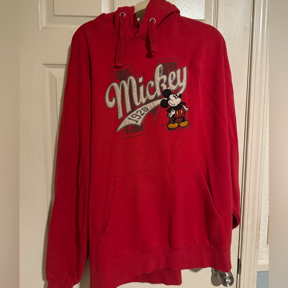 Red Walt Disney World Disney Mickey Mouse hoodie